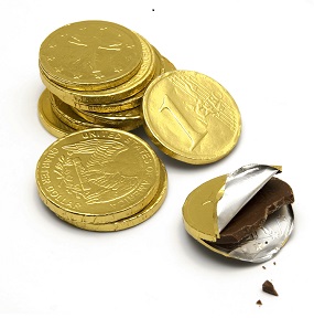 Chocolate Money Coins